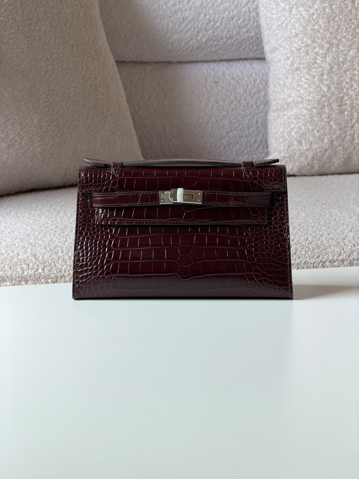 Hermès Clutch - Burgundy