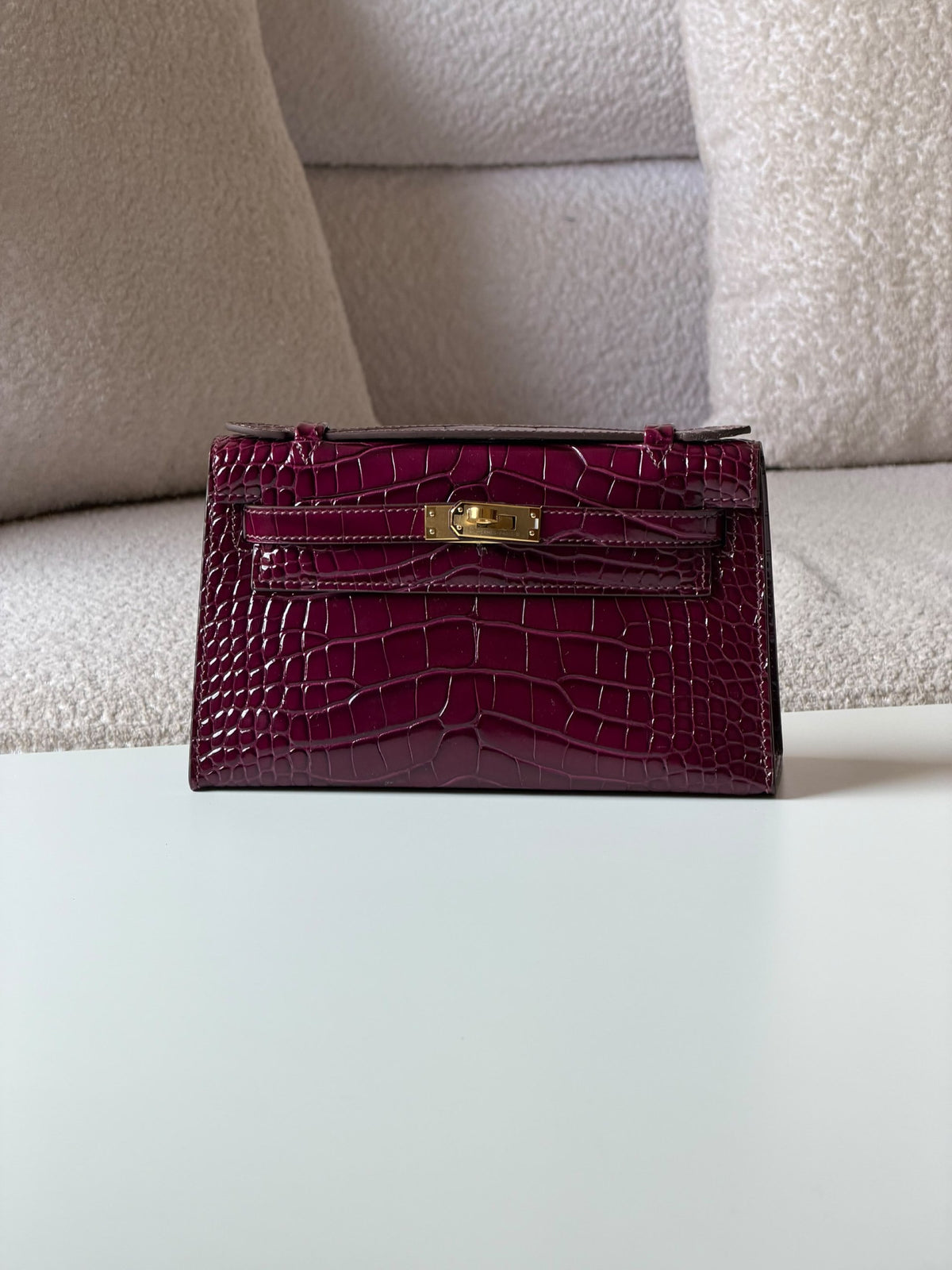Hermès Clutch - Burgundy