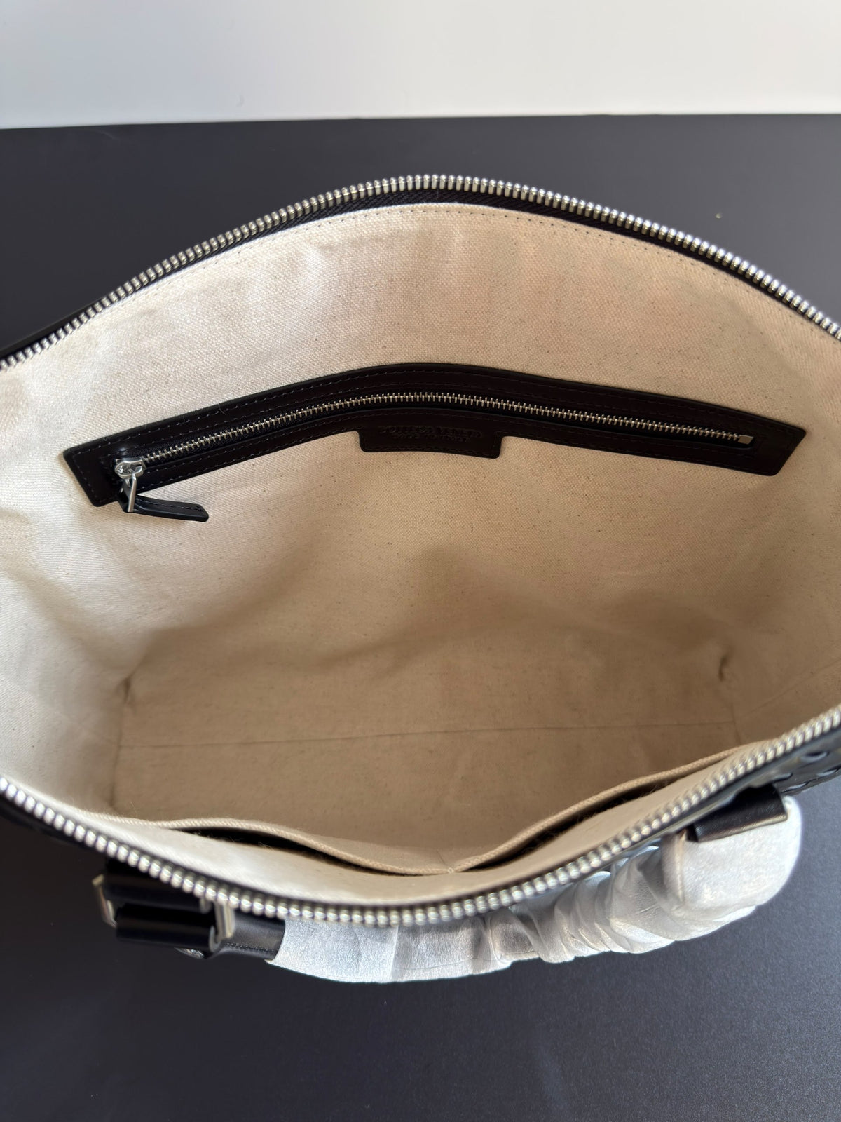 Bottega Veneta Tote Bag Soft Intrecciato - Black