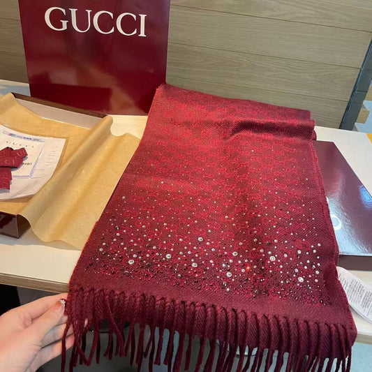 Gucci Scarf - Burgundy
