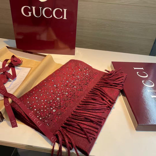 Gucci Scarf - Burgundy