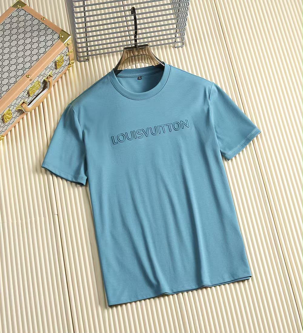 Louis Vuitton T-Shirt - Blue, Beige, White, Black