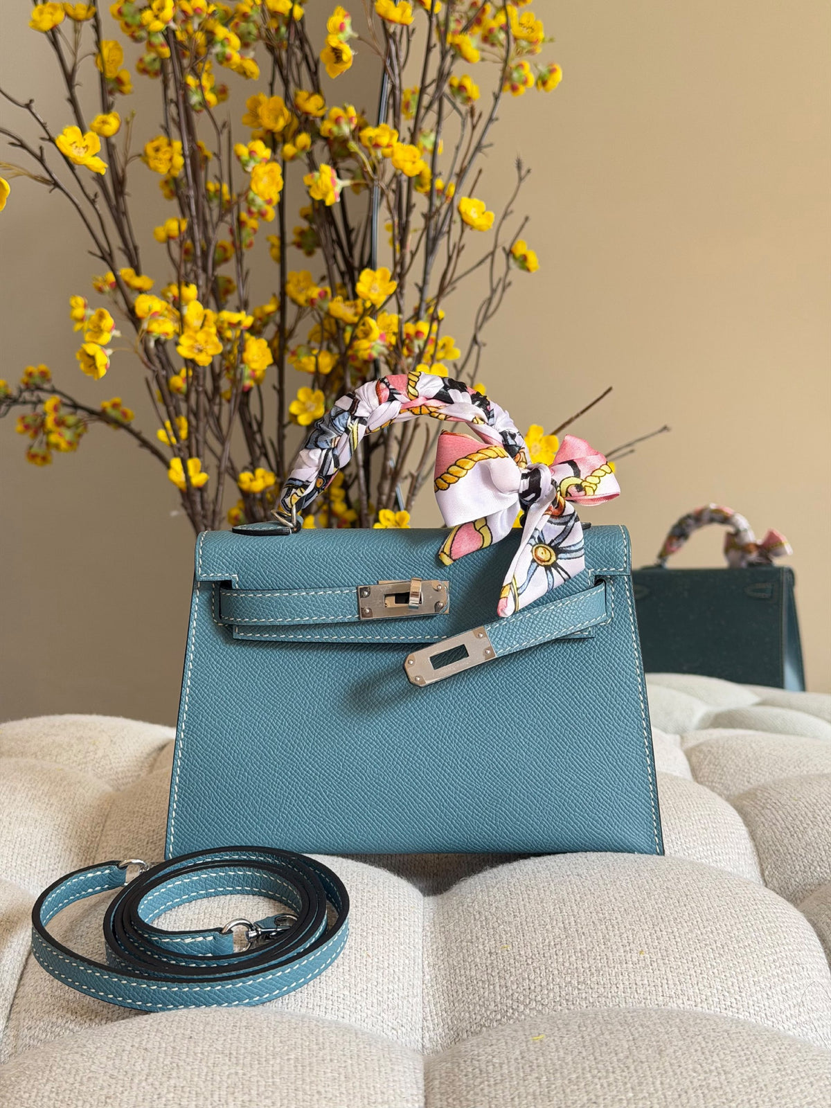 Hermès Top-Handle Handbag - Blue