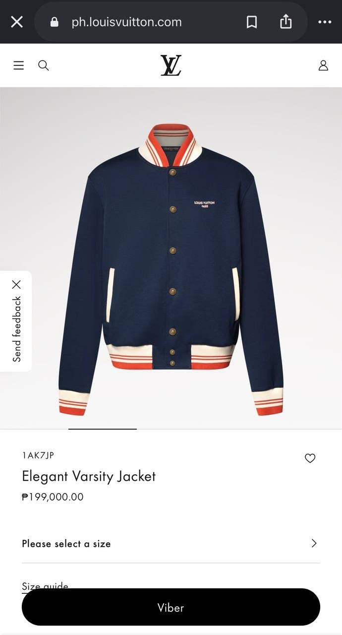 Louis Vuitton Varsity Jacket - Navy
