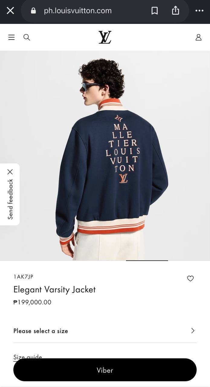 Louis Vuitton Varsity Jacket - Navy