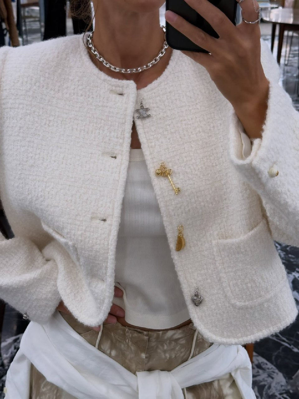Celine Jacket - White