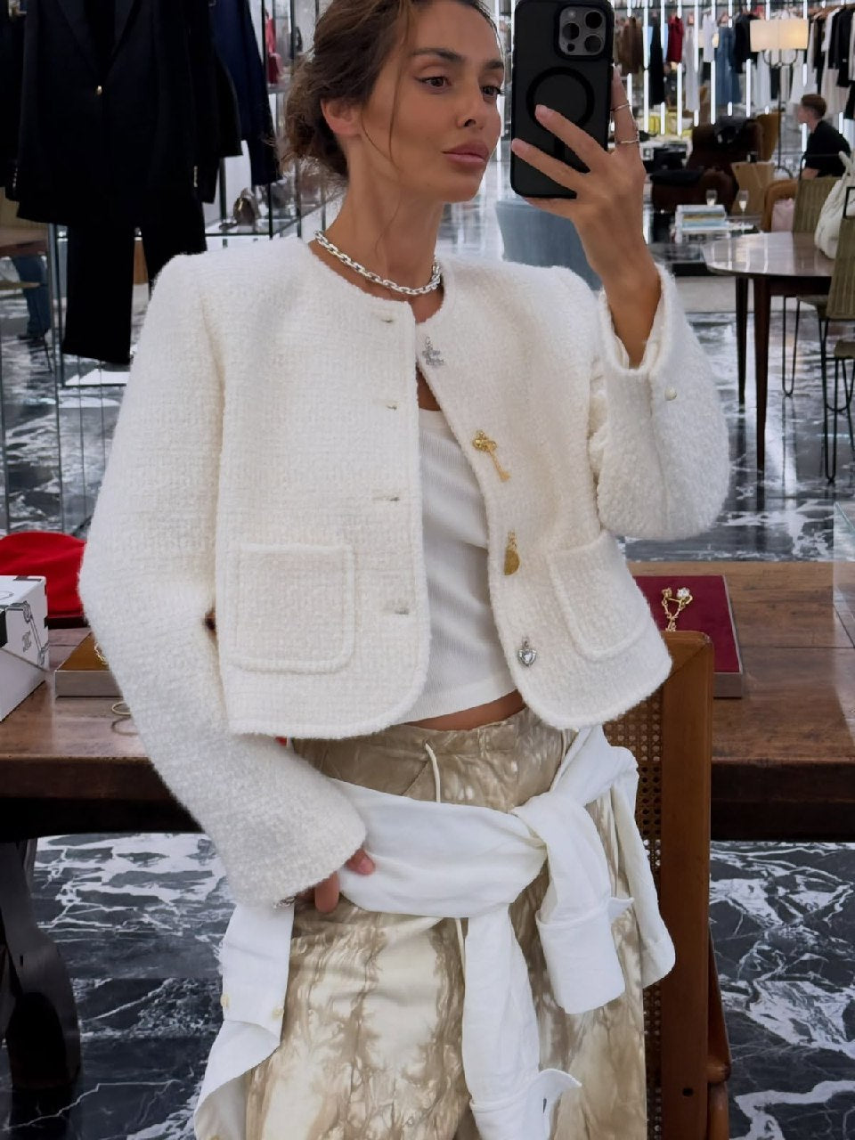 Celine Jacket - White