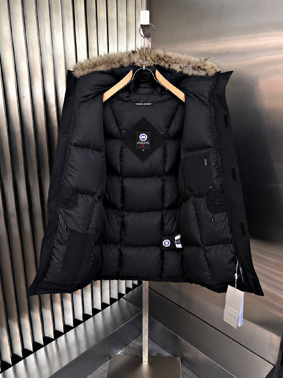 Canada Goose Jacket Seam-Panel - Black