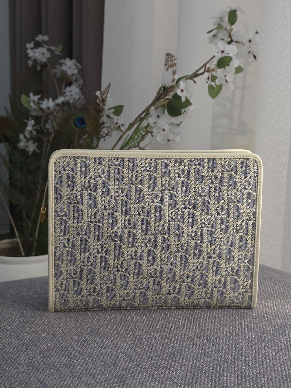 Christian Dior Clutch - Navy Monogram