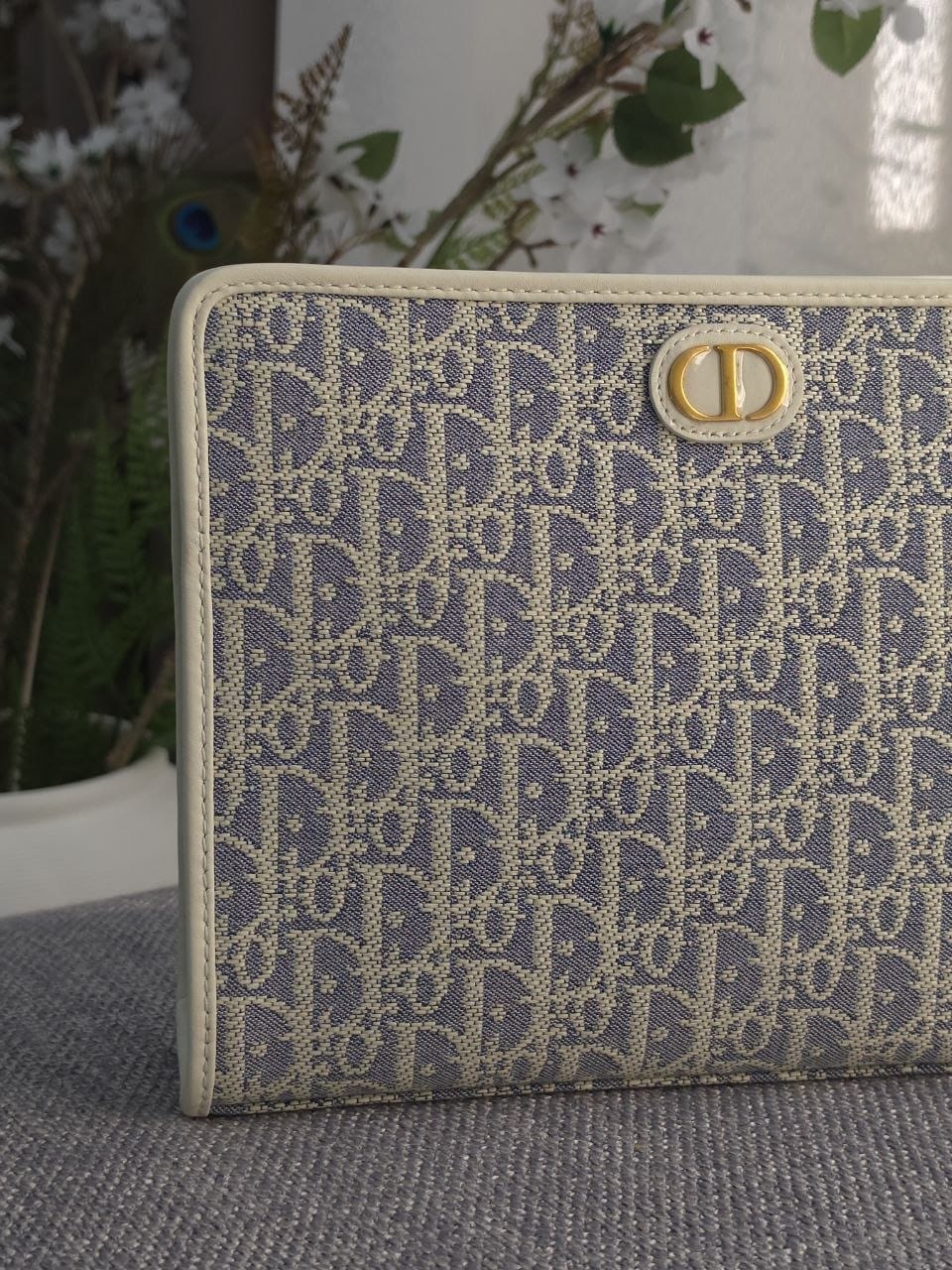 Christian Dior Clutch - Navy Monogram
