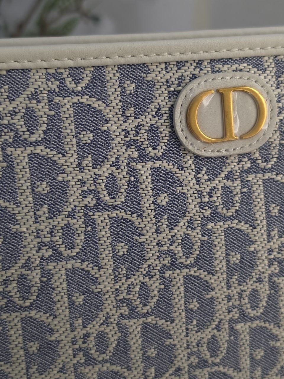 Christian Dior Clutch - Navy Monogram