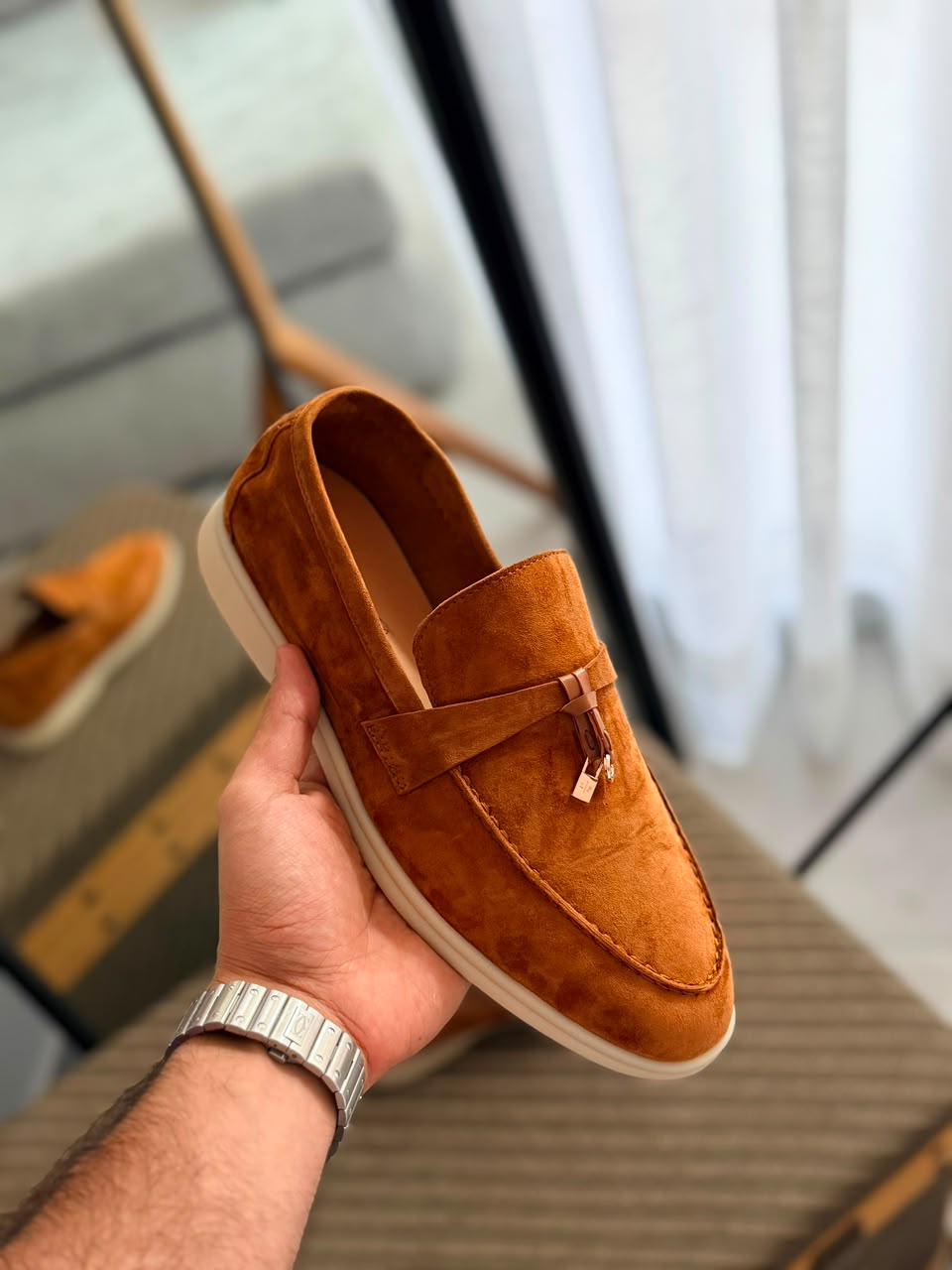 Loro Piana Loafers - Orange