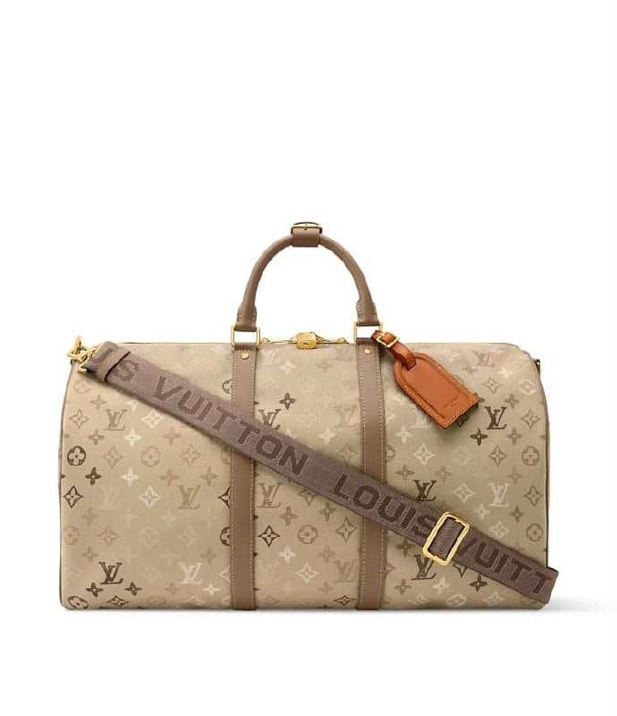 Louis Vuitton Travel Bag Vertical Straps - Beige Monogram