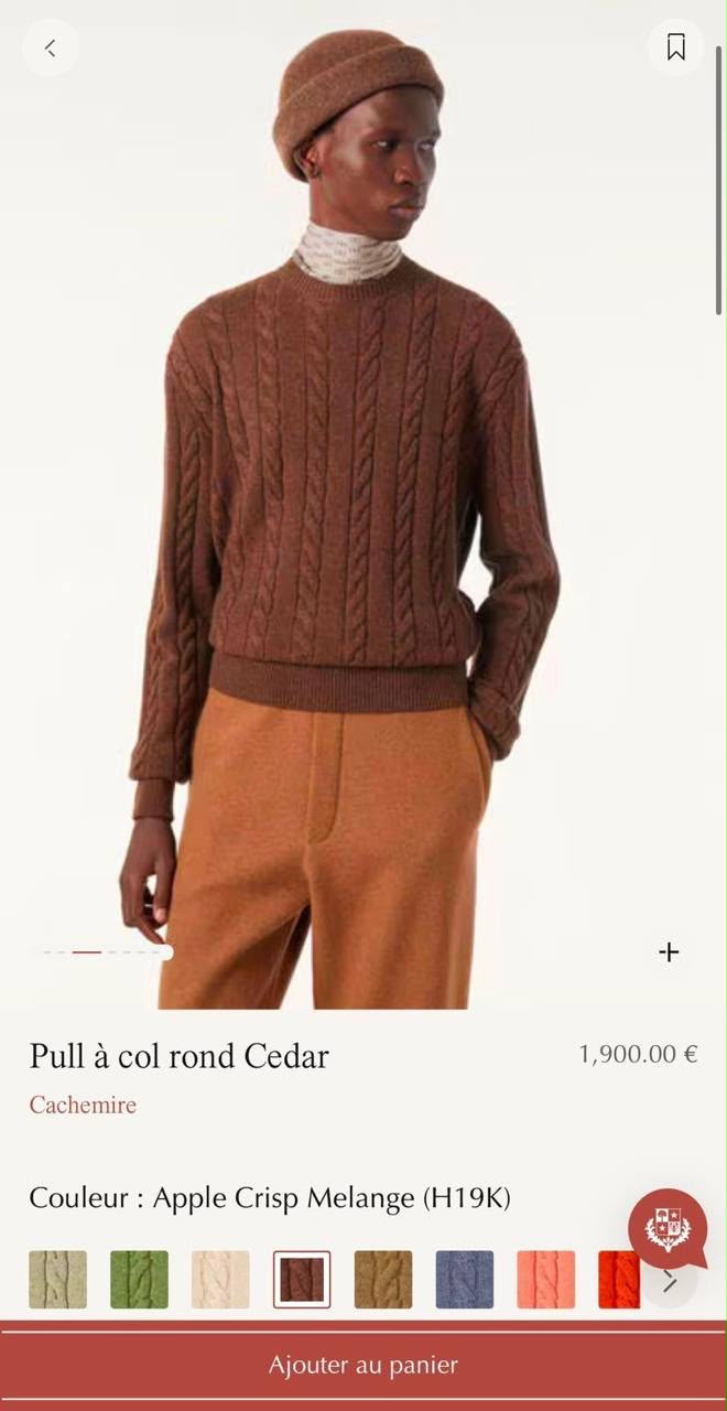 Loro Piana Cable-Knit Sweater - Brown