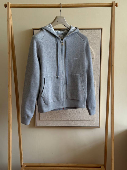 Dior Hoodie - Grey Monogram