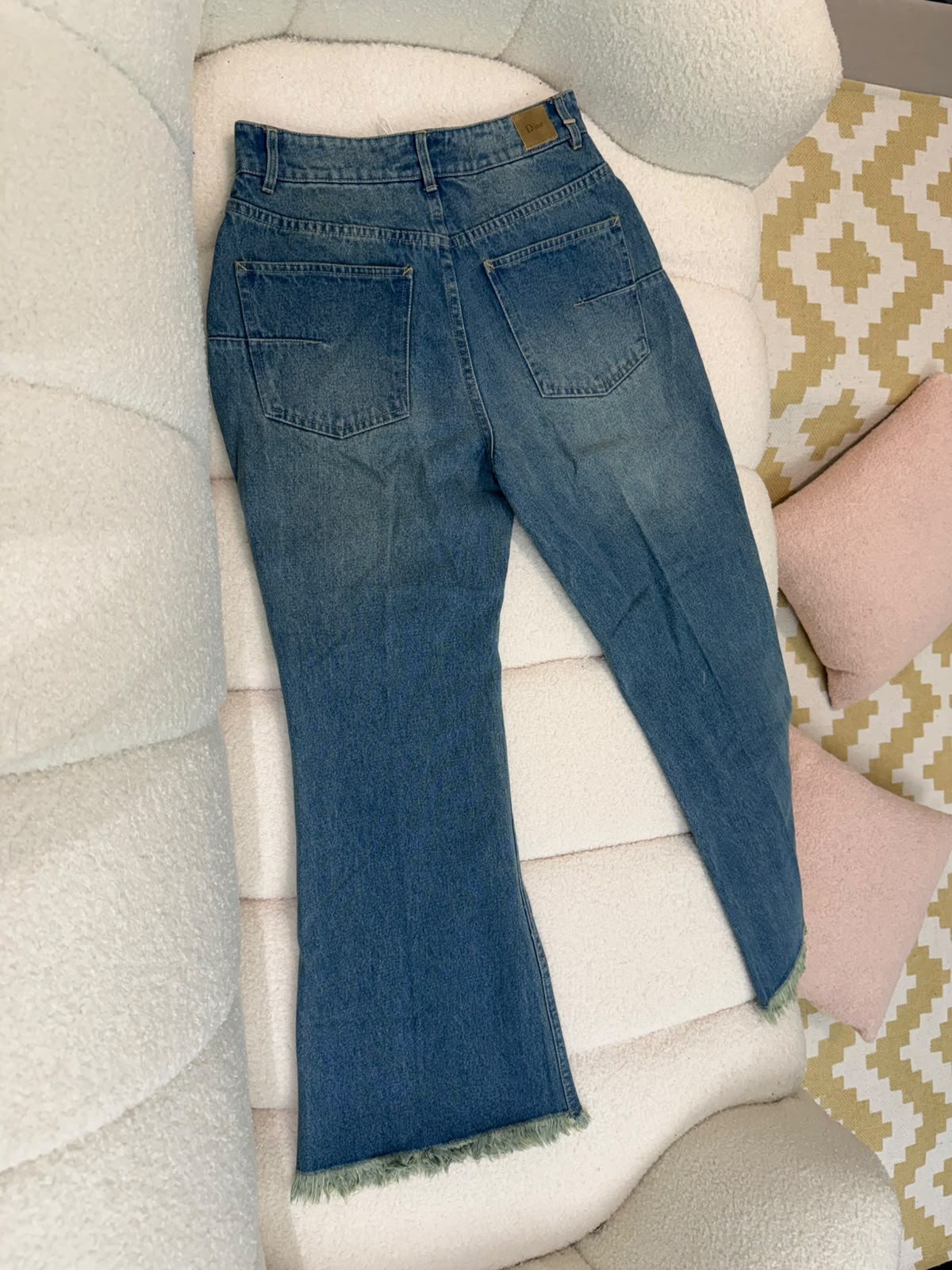 Dior Flared Jeans Pants - Blue
