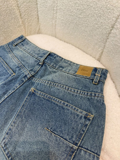 Dior Flared Jeans Pants - Blue