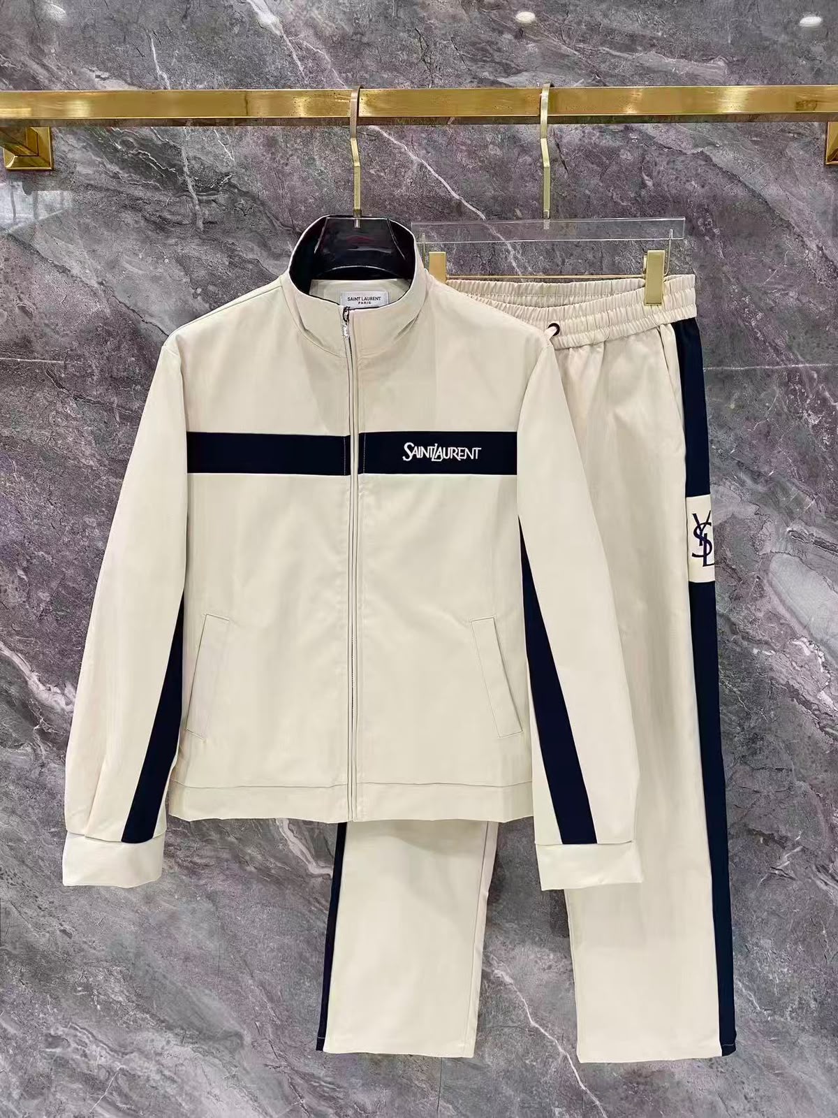 Saint Laurent Tracksuit - Beige