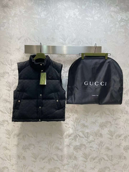 Gucci Quilted Jacket - Black Monogram