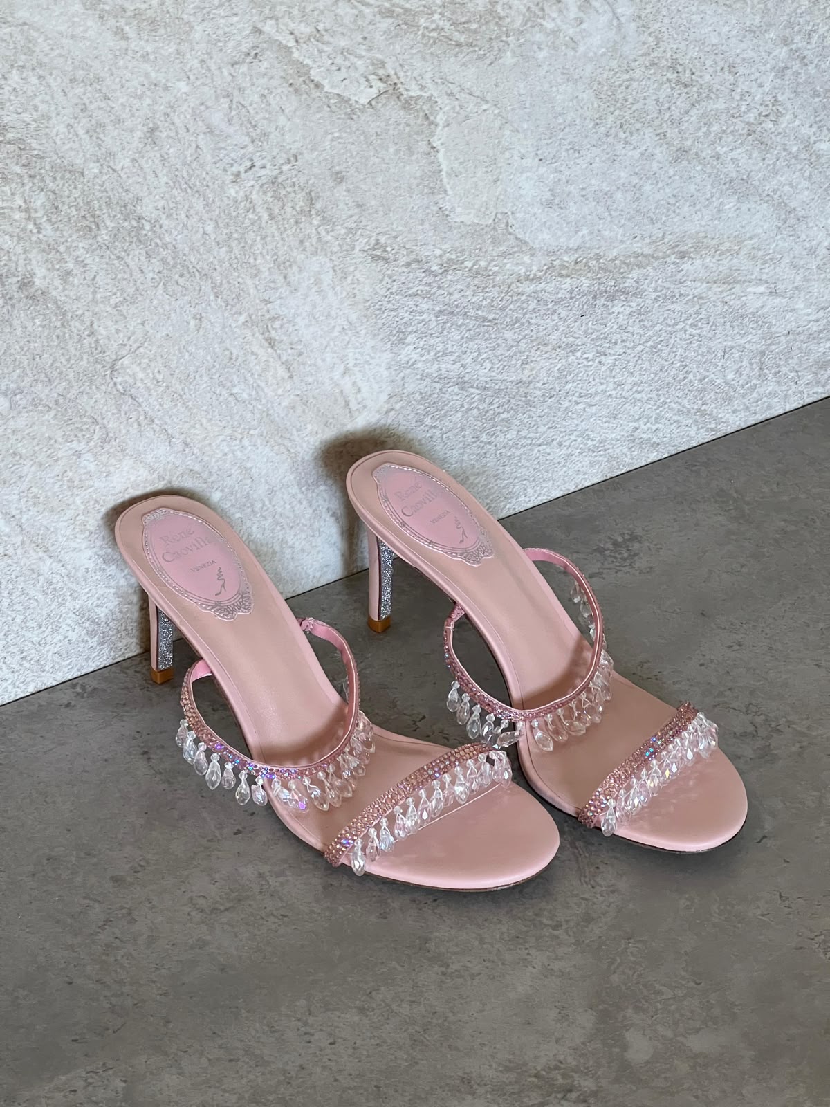 René Caovilla Heels - Pink