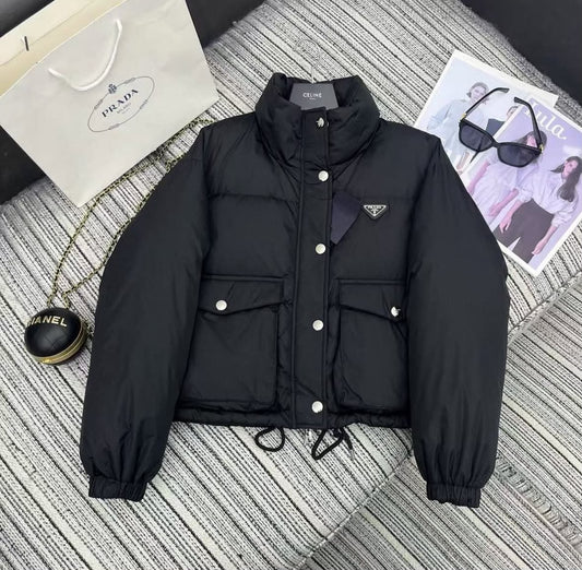 Prada Puffer Jacket - Black