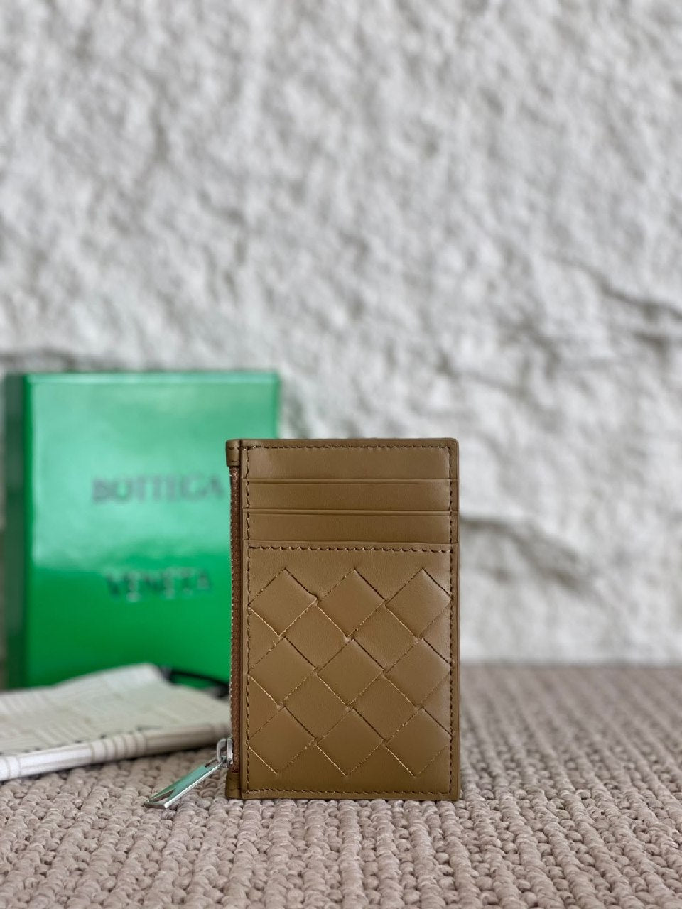 Bottega Veneta Card Holder - Navy, Black, Brown, Green