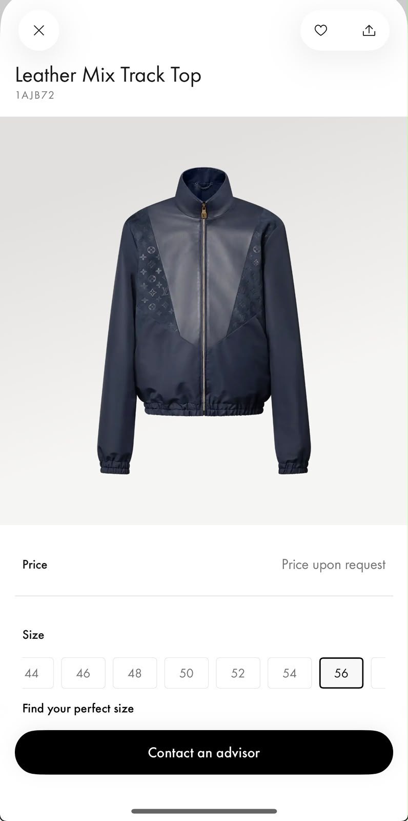 Louis Vuitton Jacket - Navy Monogram