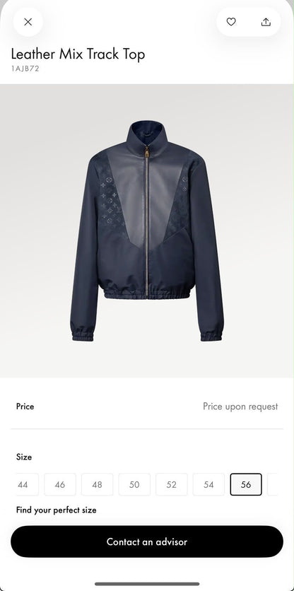 Louis Vuitton Jacket - Navy Monogram