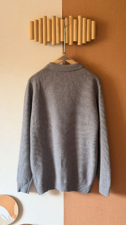 Loro Piana Polo Sweater - Grey
