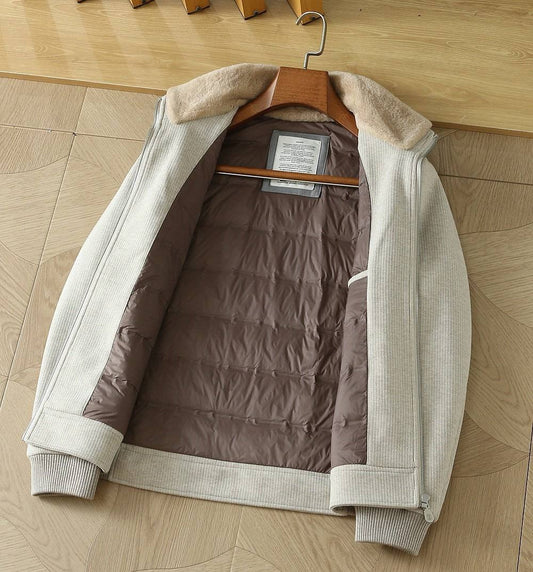 Loro Piana Bomber Jacket - White