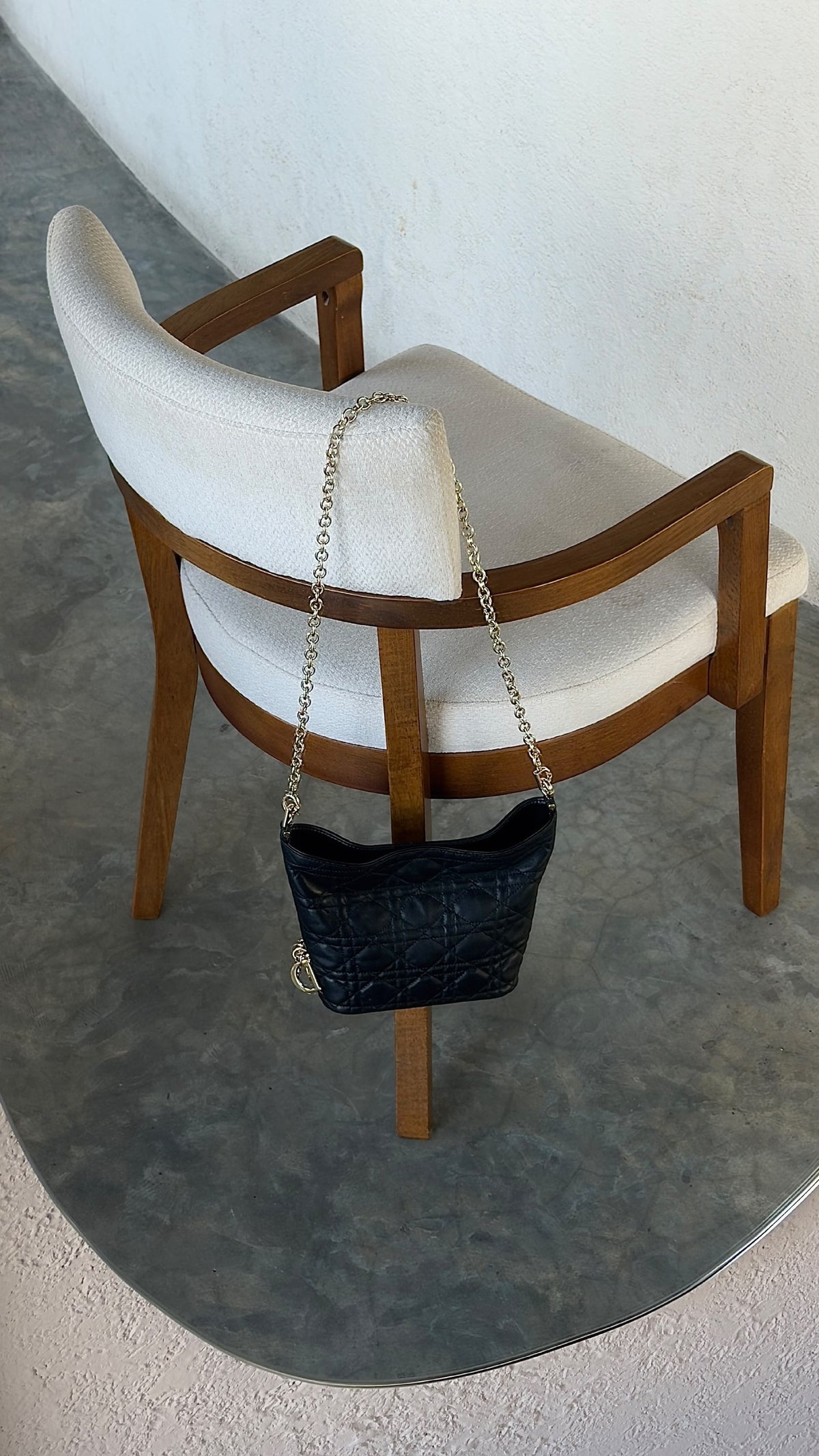 Dior Bucket Shoulder Bag - Black