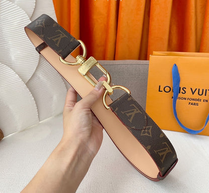 Louis Vuitton Belt - Brown & Beige