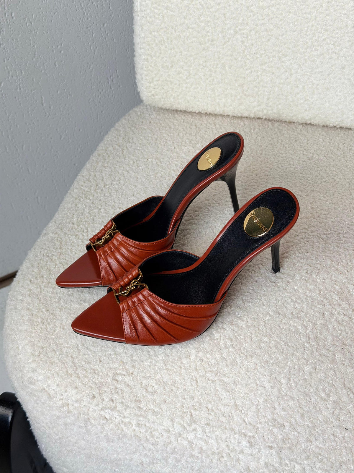 YSL Heels - Brown