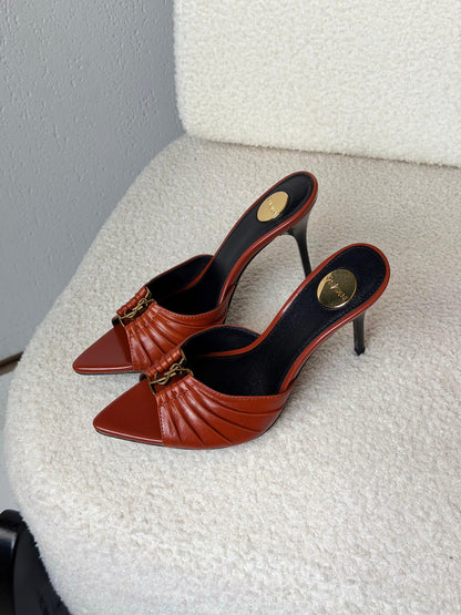 YSL Heels - Brown