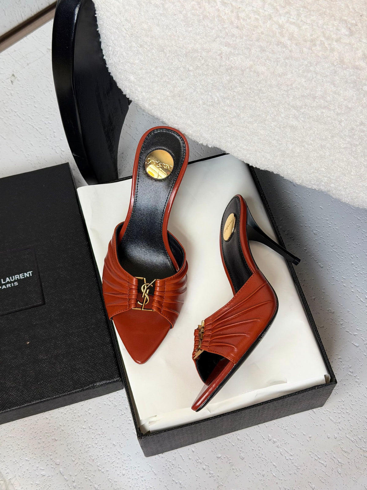YSL Heels - Brown