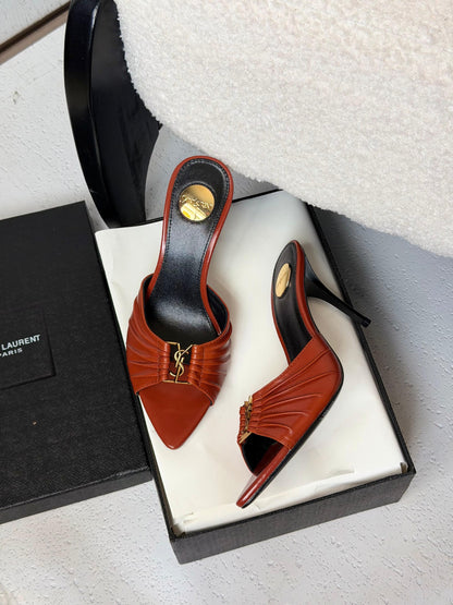 YSL Heels - Brown