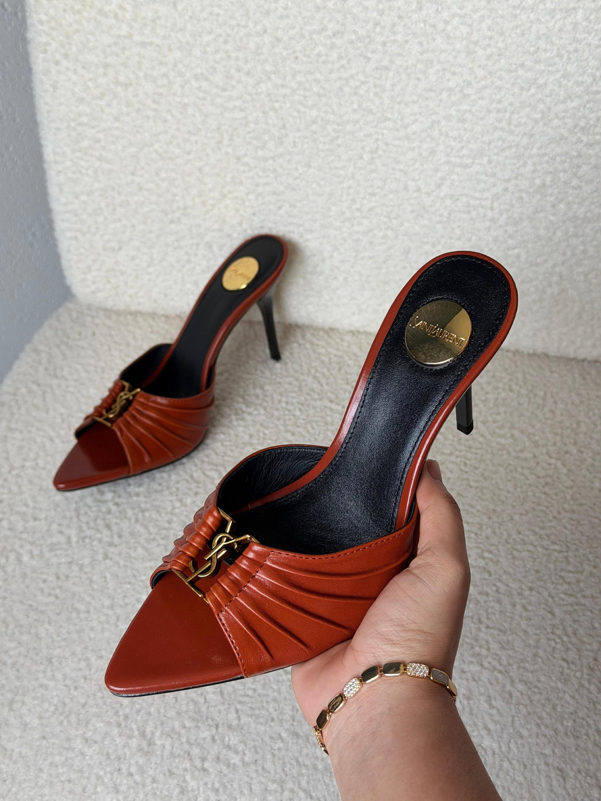 YSL Heels - Brown