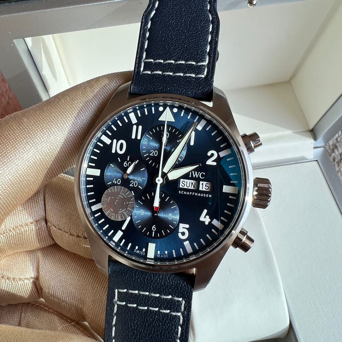 IWC Big Pilot Chronograph Watch - 