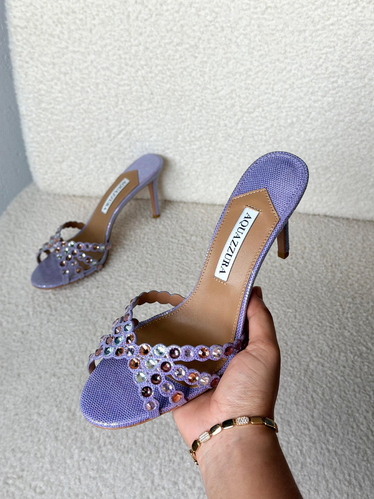 Aquazzura Heels - Purple