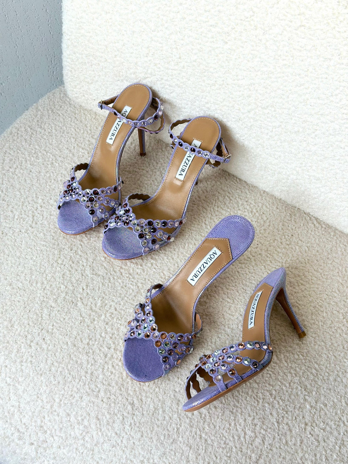 Aquazzura Heels - Purple