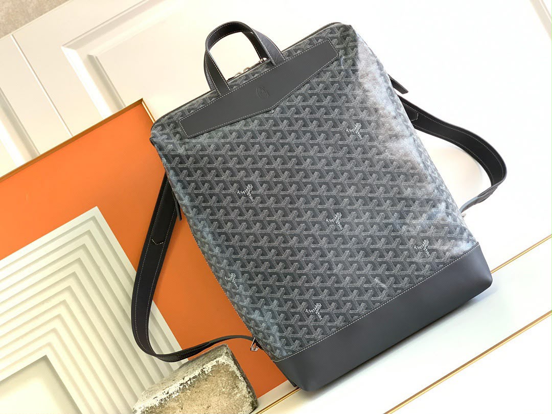 Goyard Zip-Top Backpack - Black, Green, Grey, Navy, Brown