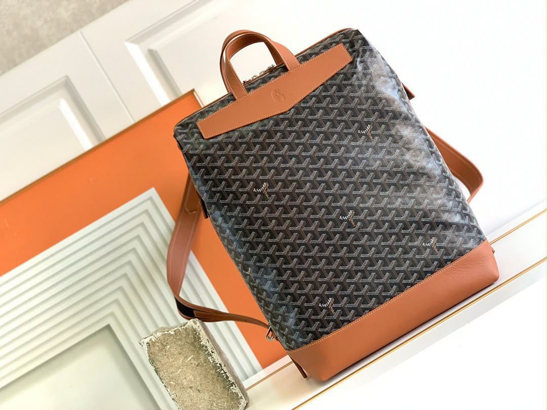 Goyard Zip-Top Backpack - Black, Green, Grey, Navy, Brown