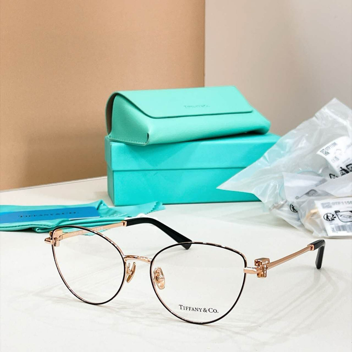 Tiffany & Co. Sunglasses - Brown & White