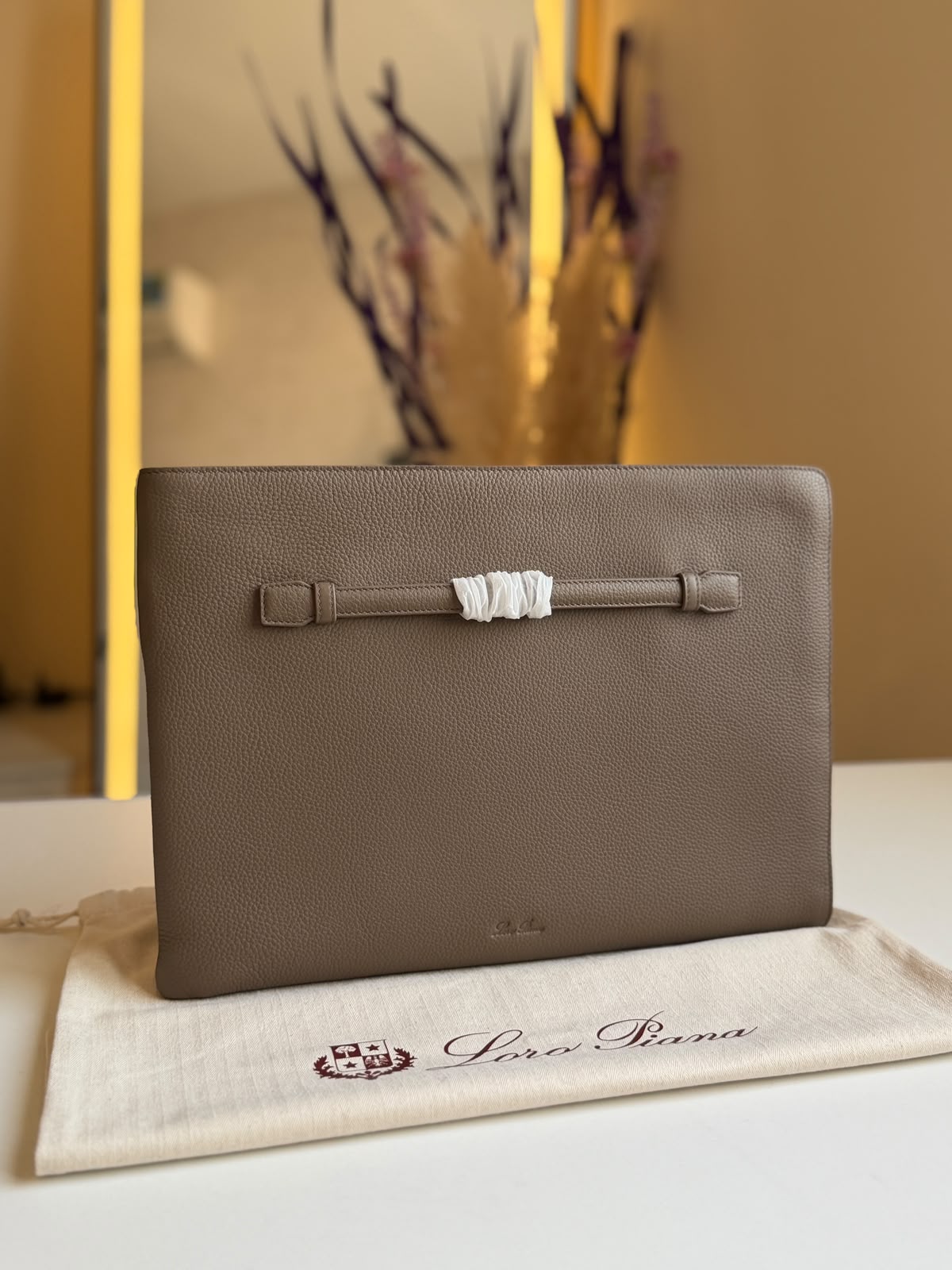 Loro Piana Clutch - Beige
