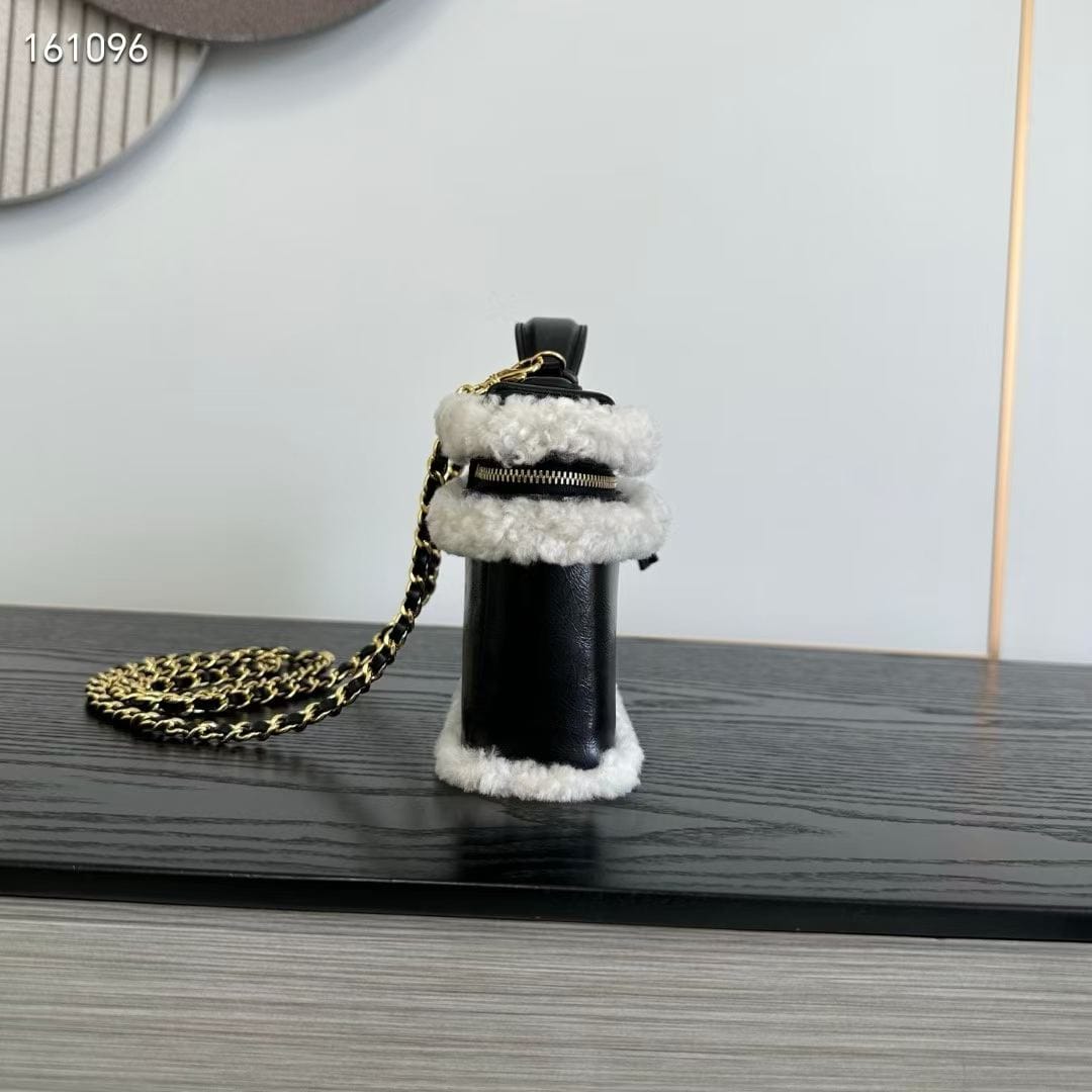 Chanel Box-Shape Handbag - Black