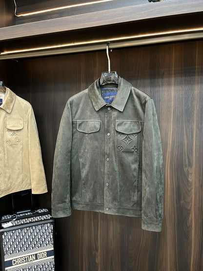 Louis Vuitton Jacket - Green Embossed