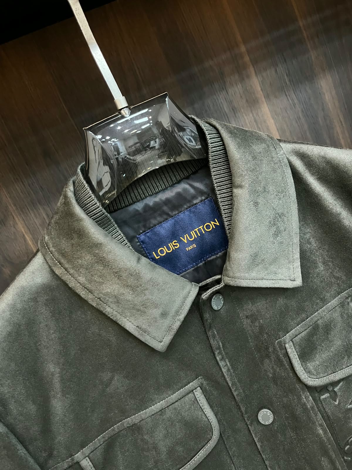 Louis Vuitton Jacket - Green Embossed