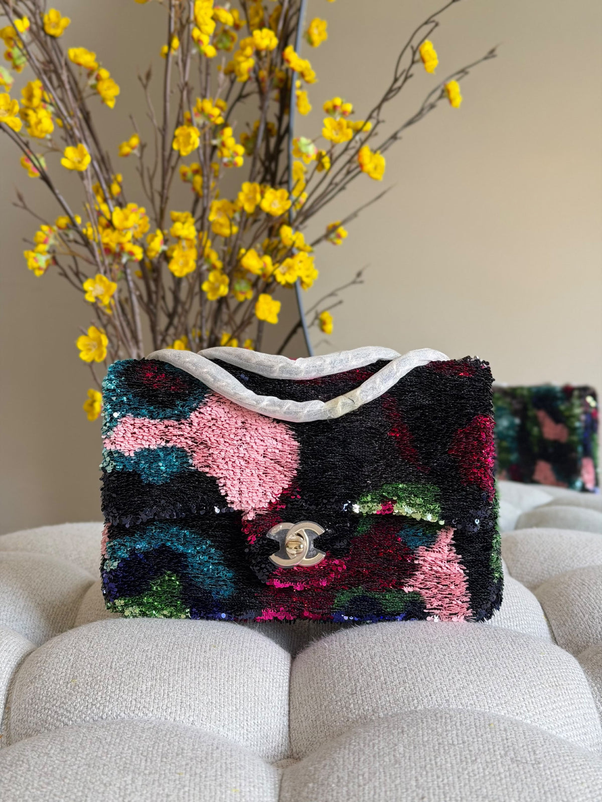 Chanel Shoulder Bag Wrapped Handle - Multi