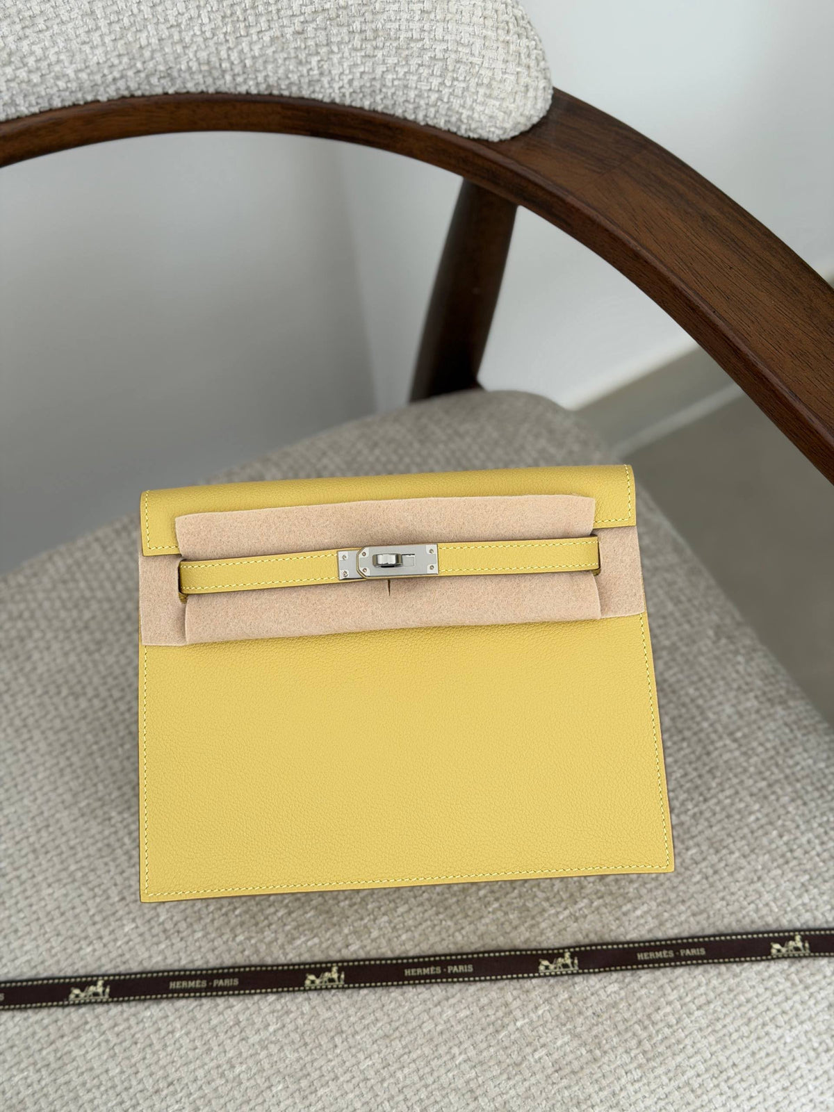 Hermès Kelly Dance Shoulder Bag - Yellow