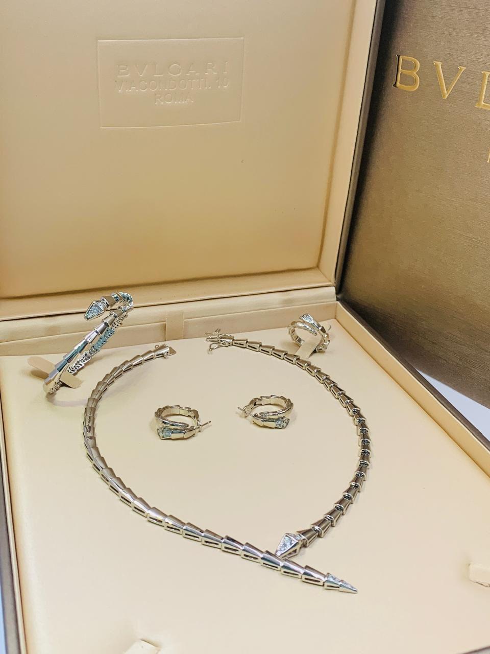 Bulgari Jewelry Set - Silver